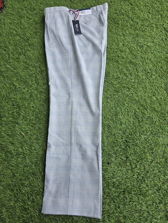 Tommy Hilfiger Men's THFLEX Dress Pants 36x34 NWT Grey Blue $95 MRSP Career - Picture 1 of 6